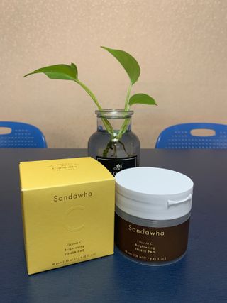 산다화 비타민씨 화이트닝 토너 패드 — 5점을 준 리뷰어가 2023년 9월 올린 사용 사진