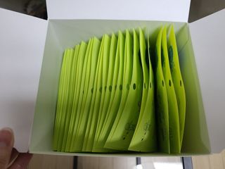 [심폐소생소] 오늘의마스크 KF94 소형 초등학생 어린이 마스크 — 5점을 준 리뷰어가 2021년 12월 올린 사용 사진