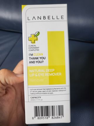 랑벨 내츄럴 딥 립앤아이 리무버 210ml — 5점을 준 리뷰어가 2022년 6월 올린 사용 사진