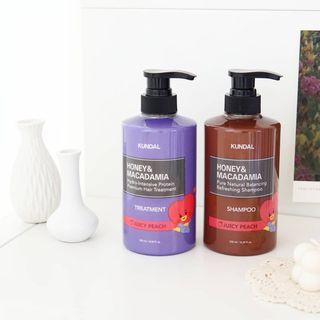 쿤달 [KUNDAL 공식] 프리미엄 헤어 케어 스페셜 세트 샴푸 500ml &amp; 트리트먼트 500ml — 5점을 준 리뷰어가 2021년 3월 올린 사용 사진