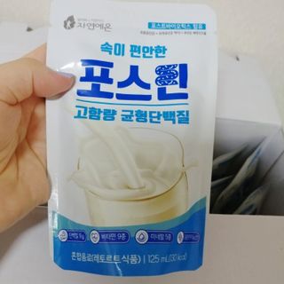 자연에온 마시는 프로틴 고함량 균형단백질 음료 포스틴 125ml 10개입 1BOX — 5점을 준 리뷰어가 2021년 4월 올린 사용 사진