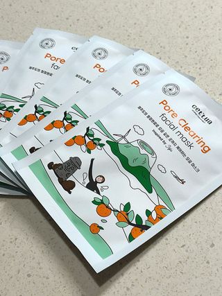 세뚜아(Cettua) [세뚜아] 포어 클리어링 마스크 Cettua Pore Clearing facial mask 5매 — 4점을 준 리뷰어가 2024년 2월 올린 사용 사진