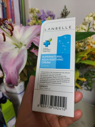 랑벨 수퍼내츄럴 아쿠아 수딩 크림 100ml — 5점을 준 리뷰어가 2022년 4월 올린 사용 사진