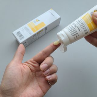 랑벨 비타 에너지 잡티 크림 75ml (피부 속 기미완화크림) — 5점을 준 리뷰어가 2022년 5월 올린 사용 사진