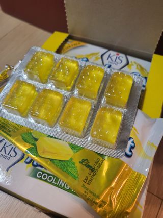 마요라 히말라야 솔트 캔디 2종-페퍼민트 맛, 라임민트 맛 — 5점을 준 리뷰어가 2022년 12월 올린 사용 사진