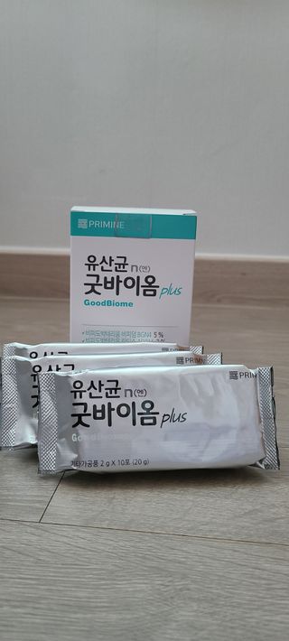 프리마인 유산균 국가지정연구소 선정, 살아있는 생유산균 200억 마리의 힘. 유산균n굿바이옴플러스 — 3.5점을 준 리뷰어가 2021년 10월 올린 사용 사진