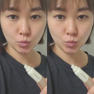 [후르디아] 올리브영 착한보습 비건 립버터 2종 — 5점을 준 리뷰어가 2021년 10월 올린 사용 사진