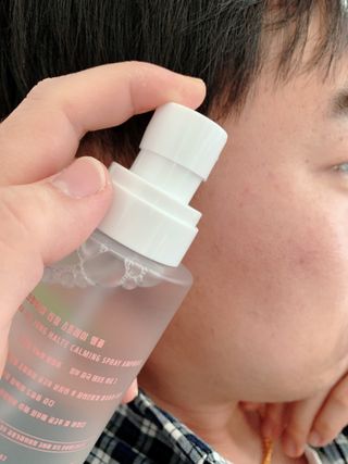 [시카앰플] 묘오한 고마진정할때 진정 스프레이 앰플 150ml — 5점을 준 리뷰어가 2021년 3월 올린 사용 사진