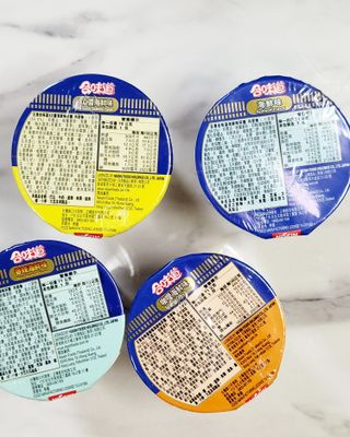 NISSIN 닛신 컵누들  4종 - 씨푸드오리지날, 씨푸드 스파이시, 씨푸드 커리, 씨푸드 XO소스 — 4점을 준 리뷰어가 2021년 12월 올린 사용 사진