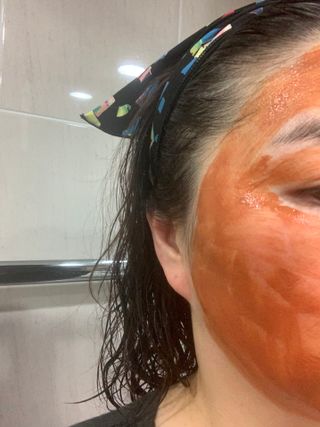 약손명가코스메틱 심결 깨어나는 맑음 팩 — 5점을 준 리뷰어가 2021년 4월 올린 사용 사진