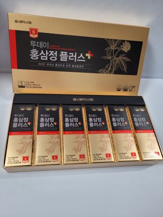 서울약사신협_투데이홍삼정플러스스틱_10g x 60포 — 5점을 준 리뷰어가 2021년 7월 올린 사용 사진