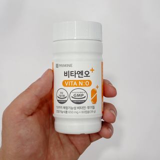 프리마인 성큼다가온 봄, 이너뷰티를 챙겨야 피부도 화사하게, 컨디션도 활기차게. 흡수율을 높인 고효율 비타민. — 5점을 준 리뷰어가 2022년 4월 올린 사용 사진