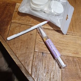 1+2 뷰젤 매직케어 손톱영양제+스톤푸셔+코인타올 셀프 네일케어 — 5점을 준 리뷰어가 2022년 10월 올린 사용 사진
