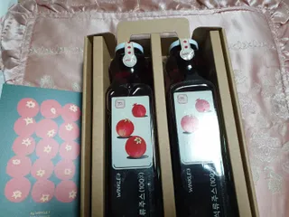 [바이윙클] 페르시아 유기농 석류 착즙주스 750ml 2병 + 선물박스 세트 — 4점을 준 리뷰어가 2022년 2월 올린 사용 사진