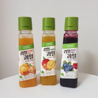 [풀무원] 리얼 과일  저지방 드레싱 240g 3종 — 5점을 준 리뷰어가 2021년 2월 올린 사용 사진