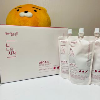 12월 15일 출시, 건강기능식품 브랜드 본리브 나 다운 시작 제품 3종 — 4.5점을 준 리뷰어가 2021년 2월 올린 사용 사진