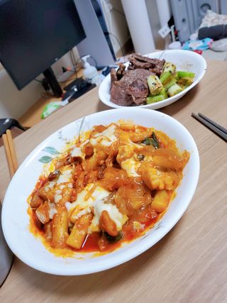 한성기업 무볼레 닭떡볶이+해물떡볶이 2종 세트 — 4점을 준 리뷰어가 2021년 10월 올린 사용 사진