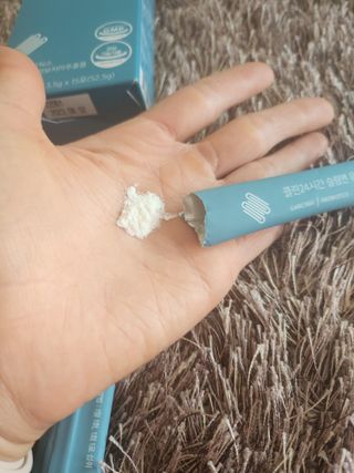 클린24시간 슬림앤유산균 1박스 (3.5g X 15포) — 5점을 준 리뷰어가 2023년 5월 올린 사용 사진