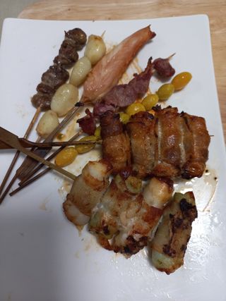 [다물꼬치] 모듬꼬치 10개 +데리야끼소스120g+매운고추소스120g — 2점을 준 리뷰어가 2021년 10월 올린 사용 사진