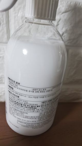편백의정석 편백의 정석, 피톤치드스프레이 살균 천연 탈취제 집먼지 진드기 이불 침대 매트리스 새집중후군 천연 살균제 — 4점을 준 리뷰어가 2021년 3월 올린 사용 사진