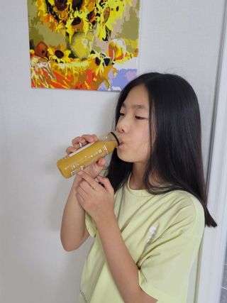 BLENDY'S 핑크 스무디+블론디 스무디 — 5점을 준 리뷰어가 2021년 9월 올린 사용 사진