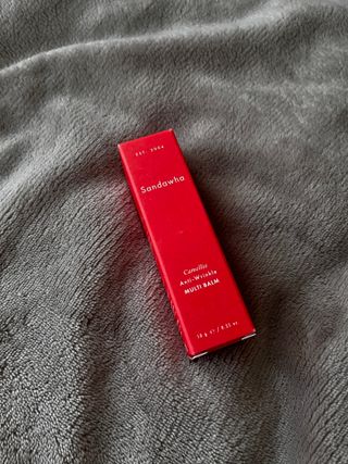 스킨큐어 산다화 카멜리아 안티 링클 멀티밤 — 5점을 준 리뷰어가 2022년 11월 올린 사용 사진