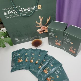 서울약사신협 약사신협_생녹용 진액_70ml x 30포 — 5점을 준 리뷰어가 2021년 7월 올린 사용 사진