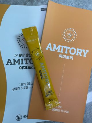 주식회사 씨크릿비에프랩 마시는 아미노산 아미토리 열대과일맛 14포 [1포, 5g / 보틀증정] — 4점을 준 리뷰어가 2023년 2월 올린 사용 사진