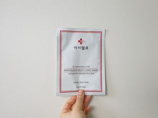 닥터마시멜로 마블러스 멀티 클리닉 마스크 — 5점을 준 리뷰어가 2021년 4월 올린 사용 사진