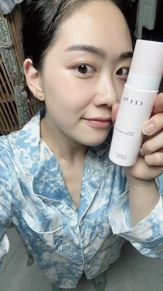 프리마인 바르기만 하면 철벽 스킨케어+24시간 마스크팩 효과. 셀라브 리제너레이팅 시스템 부스터+크림 세트 — 5점을 준 리뷰어가 2023년 6월 올린 사용 사진