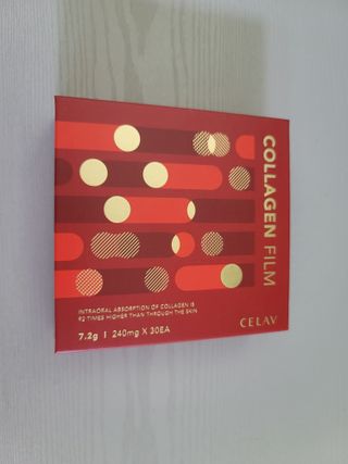 프리마인 귀족의 콜라겐, 92배 흡수율. 럭셔리 프리미엄 셀라브 콜라겐필름 30매 — 4점을 준 리뷰어가 2021년 9월 올린 사용 사진