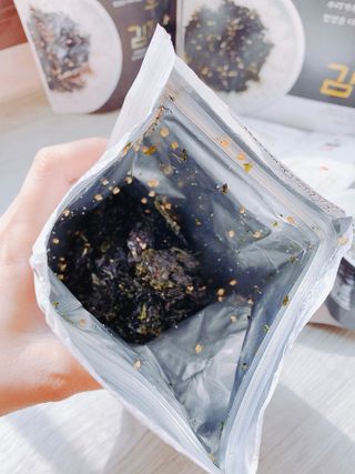 광천우리맛김 우리집밥도둑 맛있는광천김 우리김자반 50g 5봉 — 5점을 준 리뷰어가 2021년 10월 올린 사용 사진