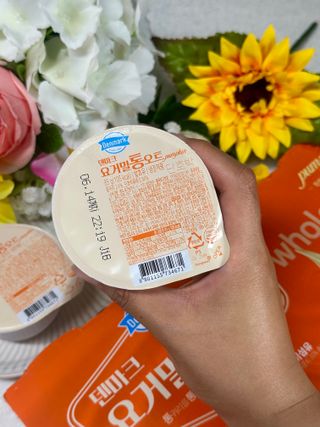 구매평★[2종 패키지]덴마크 요거밀 통오트 요거트(12,460원) — 5점을 준 리뷰어가 2025년 6월 올린 사용 사진