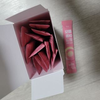 [인디닥터] 면역 생생 핑크 이뮨 젤리 — 5점을 준 리뷰어가 2022년 3월 올린 사용 사진