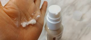 제주인디 카멜리아 바이탈 리치크림 (이너보틀 에디션) — 5점을 준 리뷰어가 2023년 4월 올린 사용 사진