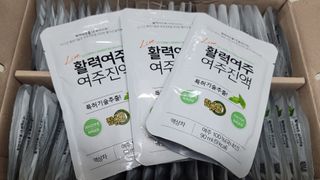 참유원 특허제조 활력 여주진액 여주즙 50포 — 4.5점을 준 리뷰어가 2022년 3월 올린 사용 사진
