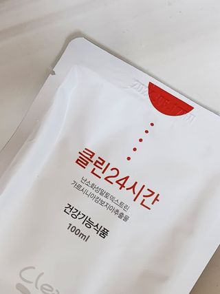 클린24시간 1BOX(5포) + 전용보틀(500ml) — 5점을 준 리뷰어가 2023년 6월 올린 사용 사진