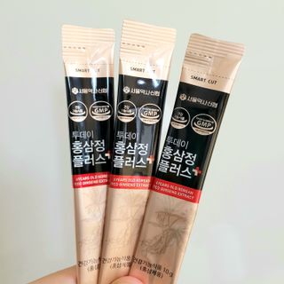 서울약사신협_투데이홍삼정플러스스틱_10g x 60포 — 5점을 준 리뷰어가 2021년 7월 올린 사용 사진