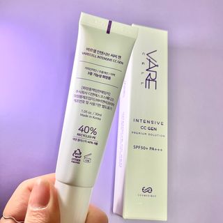 바르셀 톤업선크림 미백 메이크업베이스 CC크림 인텐시브 씨씨 젠 30ml — 4점을 준 리뷰어가 2021년 11월 올린 사용 사진