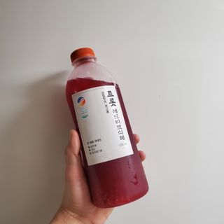 트롯전통식혜 트롯레드비트식혜 1리터 +500리터 — 5점을 준 리뷰어가 2021년 5월 올린 사용 사진