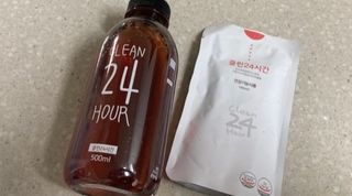 클린24시간 1BOX(5포) + 전용보틀(500ml) — 4.5점을 준 리뷰어가 2022년 8월 올린 사용 사진