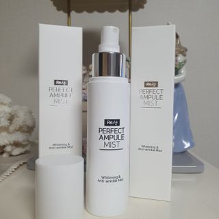 리생 [Re생] 퍼팩트 앰플 이중 기능성 미스트 100ml  피부미백 주름개선 = 총 2개 200ml 증정 — 5점을 준 리뷰어가 2021년 10월 올린 사용 사진