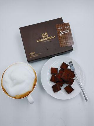 연말/새해선물 동물성 지방 NO 맛있는 비건 생초콜릿 카카올라다크 생초콜릿 — 5점을 준 리뷰어가 2021년 10월 올린 사용 사진
