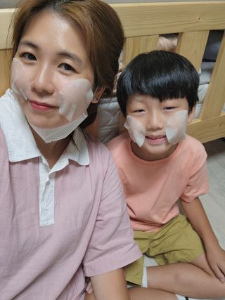 랑벨 랑바이오 블랙 시카 퀵 패드 100매 (3초 쿨링/3분 흡수, 블랙비 프로폴리스/시카 4종 함유, 대용량) — 5점을 준 리뷰어가 2022년 7월 올린 사용 사진
