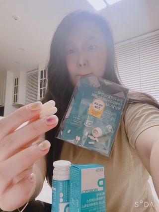 메디타민 인체유래 비피더스 포스트 프로바이오틱스 — 4점을 준 리뷰어가 2021년 5월 올린 사용 사진