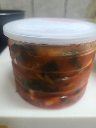 셰프애찬 알타리김치 총각김치 1kg — 4점을 준 리뷰어가 2022년 10월 올린 사용 사진