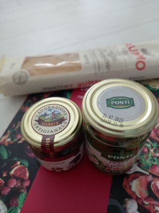 이탈리안 프리미엄 파스타 룸모 Rummo 파스타 2종 + 바질 페스토 + 블랙 트러플 페이스트 — 5점을 준 리뷰어가 2021년 7월 올린 사용 사진