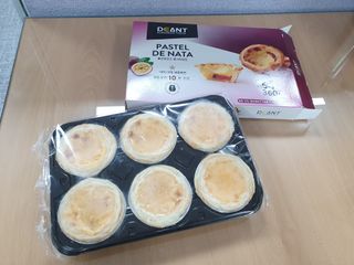 디앙뜨 포르투갈 에그타르트 오리지널 맛+패션후르츠+초콜릿타르트 맛 중 택1 — 4점을 준 리뷰어가 2021년 7월 올린 사용 사진