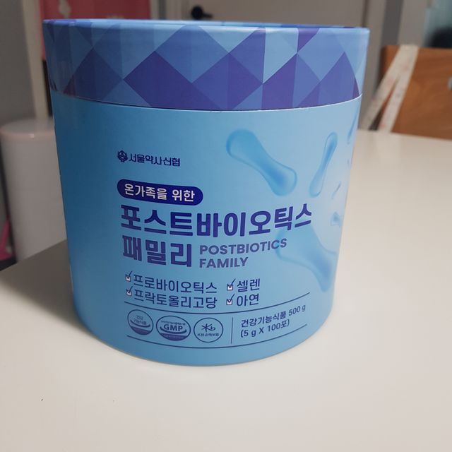 서울약사신협_포스트바이오틱스패밀리_5g x 100포 리뷰 사진