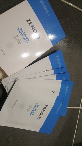 제로이드 수딩 시트 마스크 — 5점을 준 리뷰어가 2022년 4월 올린 사용 사진